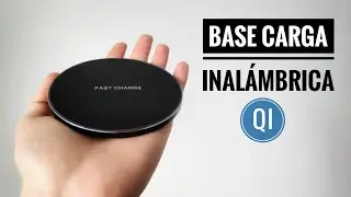 Review Base de carga Inal&aacute;mbrica Qi con luz LED