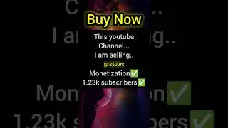 Msg kare monetize channel buy karne ke liye #business #youtube