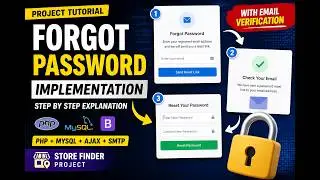 🔐 Forgot Password System in PHP & MySQL with AJAX | Complete Step-by-Step Tutorial
