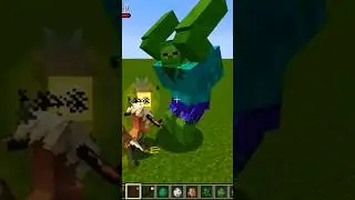 Mutant Zombie VS Umvuthana Raptor team #minecraft  #trending #memes