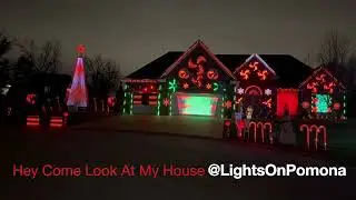 Hey Come Look At My House - Lights on Pomona 2025 Christmas Light Show
