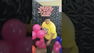 You think you got all day to build these balloon columns