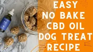 No Bake Peanut Butter Dog Treats | With CBD Oil