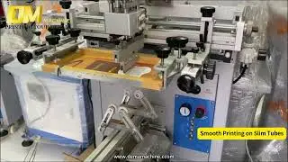 ✨DEMAMachine Semi Automatic Screen Printing Machine for Hooka Hose Slim Glass Bottle