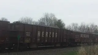 CP 8802 Containers, Then BNSF 6633 Rock Train