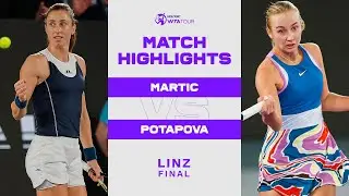 Petra Martic vs. Anastasia Potapova | 2023 Linz Final | WTA Match Highlights