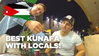 World's Best Kunafa in Aqaba, Jordan 🇯🇴  (with Locals)