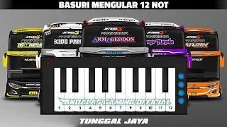 Telolet Basuri Mengular 12 Not Versi Pianika || Basuri Pianika