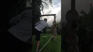 #Holding out for a hero Bonnie Tyler #throwingaxe #throwingknife #slackline #to juggle