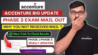 🔴 LIVE | Accenture interview result | accenture phase 3 update I accenture update