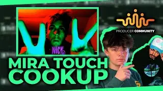 Nick Mira Making Beats With Paryo & John Luther Loops 🔥 MIRA TOUCH COOKUP ✨🍳