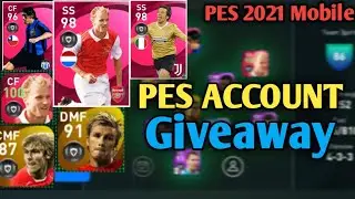 Account Giveaway PES 2021 Mobile with Iconic Players | PES Beastz