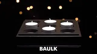BAULK - Waxinelichthouders │ Led Tafellampen │ Waxinelichtjeshouder