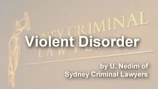 Violent Disorder