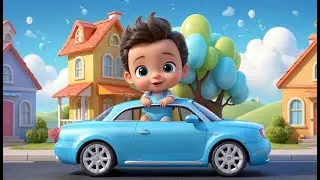 Little Car Goes to Town | Fun City Adventure & Happy Driving Journey for Kids | English