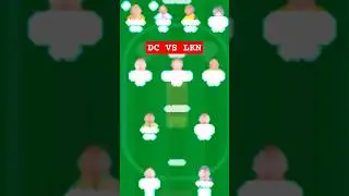 TATA IPL dream11 team 🏏DC VS LKN #ipl #dream11 #dcvlkn