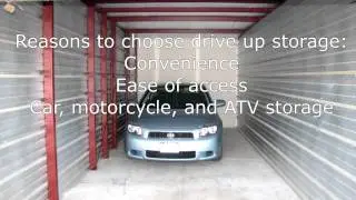 Drive up storage on Long Island!