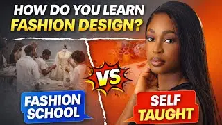 FASHION SCHOOL VS ONLINE| Where should you learn FASHION DESIGN? 