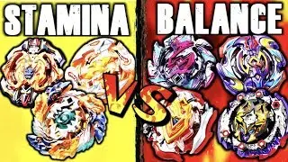 Beyblade Burst Turbo Balance Types VS Stamina Types! | Beyblade Battle of The Types!