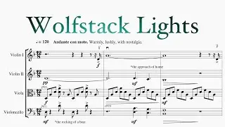Wolfstack Lights (arr. for String Quartet) - Chamber Music from the Unterzee + Sheets