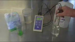Calibrating pH and EC meters
