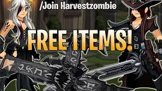 AQW /join harvestzombie FREE Seasonal Items + RARE Weapon (Dark Dragon's Havoc)