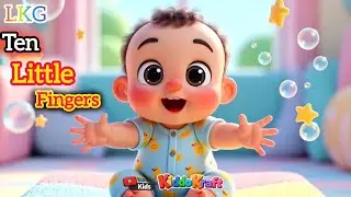 Ten Little Fingers &ndash; Fun Kids Rhyme | 3D Cartoon Learning Song | KiddoKraft