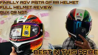 FINALLY AGV PISTA RR TRI COLOUR HELMET BEST IN THIS PRICE //  REPLICA AGV 7k  #agvhelmets #dalhozian