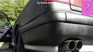 1992 BMW E34 M5 Stock exhaust sound. 240,000km