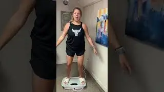 Fun Low-Impact Workout! Vibration Plate Exercise - 10min = 1hr Running