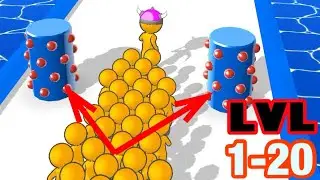 Crowd Battle - LVL 1-20 - Gameplay Walkthrough