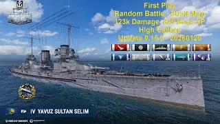 ⚓ World of Warships - First Play - Yavuz - Ship is OK, teammates IDK 🤔💀