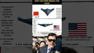 When China copies your homework but does it better 💀😂 #militarycomparison #usairforce #usavschina
