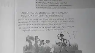 colonial exploitation of the indian economy under the british rule class 12| eve of independence