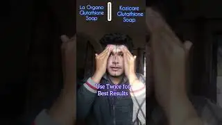 Kozicare Skin Lightening Soap V/S La Organo Glutathione Skin Whitening Soap Review #shorts#skincare
