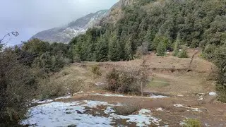 snowfall in solan krol mountain