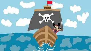Mickey Mouse Clubhouse Sailing in the Middle of the Sea | Disney Doodles