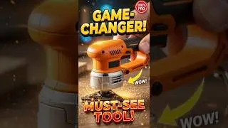 ✨🔧 Palm-Size Precision! | Mini Orbital Sander Ka Smooth Magic 😍🪵