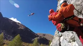 Helicopter Training HEMS Air Zermatt