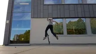 Quadruple Hardflip Flatground