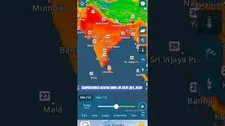 India's Weather today! temperatures across India, #indiaweather #dailyweather #mausamsamachar