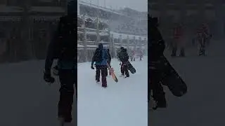 Snowstorm Les Arcs 2000 12/02/2026
