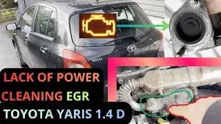 TOYOTA YARIS 1.4 D4D NO POWER AROUND 2000RPM - EGR VALVE CLEANING RESLOVE PROBLEM