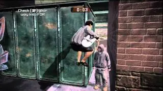 Guy beat boxes in tony hawks proving ground - Glitch?