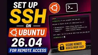 SSH Setup Ubuntu 26.04 | Enable Remote Access Now
