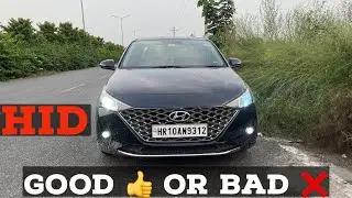 Real Life Experience Of HID Light Set-Up In Verna ❗️