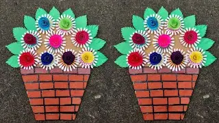 EAR BUDS WALL HANGING IDEAS || EAR BUDS FLOWER || EAR BUDS CRAFT IDEAS || EAR BUDS DECORATION