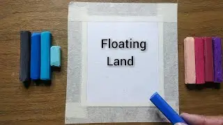 Floating land drawing || Soft Pastel Drawing for Beginners