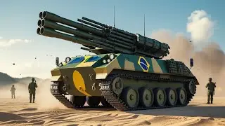 😱🇧🇷 Leopard 1A5 BR 2026 года: Самый мощный танк в Бразилии уже здесь! 🚀💥