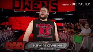 Kevin Owens Entrance - Raw 2016